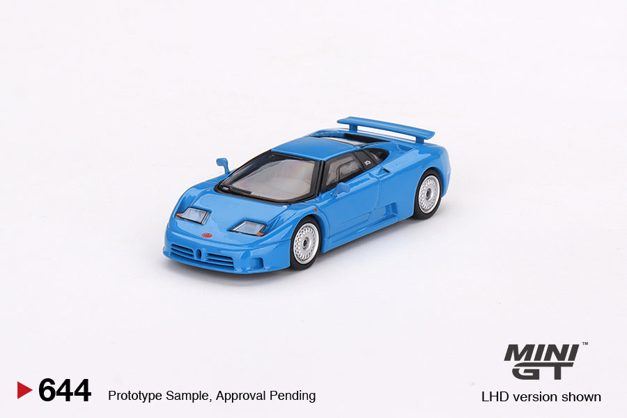 Mô hình xe Mini GT 1:64 Bugatti EB110 GT Blu Bugatti - MGT00644