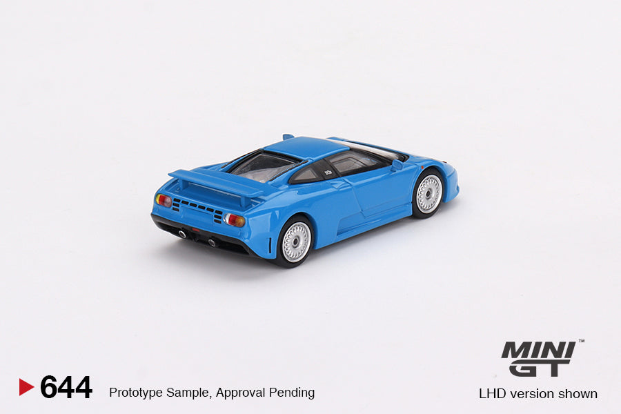 Mô hình xe Mini GT 1:64 Bugatti EB110 GT Blu Bugatti - MGT00644