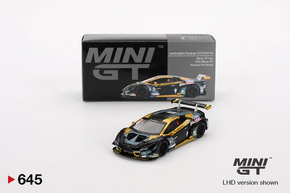 Mô hình xe Mini GT 1:64 Lamborghini Huracán GT3 EVO #4 2022 Macau GP Macau GT Cup 3rd Place - MGT00645