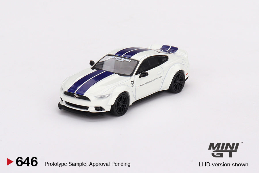 Mô hình xe Mini GT 1:64 FORD MUSTANG GT LB-WORKS White - MGT00646