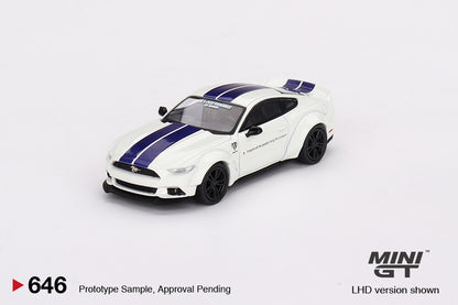 Mô hình xe Mini GT 1:64 FORD MUSTANG GT LB-WORKS White - MGT00646