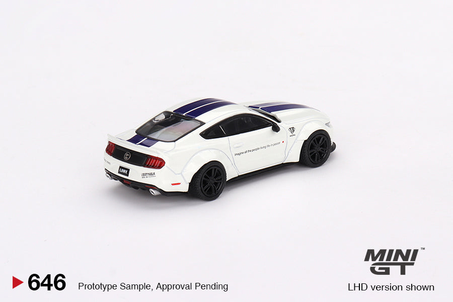 Mô hình xe Mini GT 1:64 FORD MUSTANG GT LB-WORKS White - MGT00646