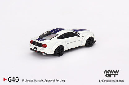 Mô hình xe Mini GT 1:64 FORD MUSTANG GT LB-WORKS White - MGT00646