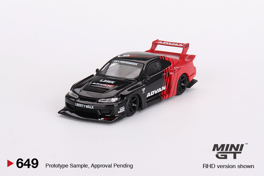 Mô hình xe Mini GT 1:64 Nissan LB-Super Silhouette S15 SILVIA ADVAN - MGT00649