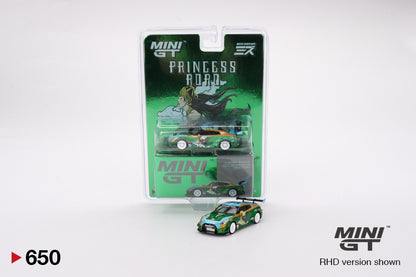 Mô hình xe Mini GT 1:64 LB-Silhouette WORKS GT NISSAN 35GT-RR Ver.2 “PRINCESS RORO” MINI GT x MIZU Diecast - MGT00650