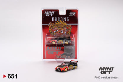 Mô hình xe Mini GT 1:64 LB-Silhouette WORKS GT NISSAN 35GT-RR Ver.1 “BARONG” MINI GT x MIZU Diecast - MGT00651