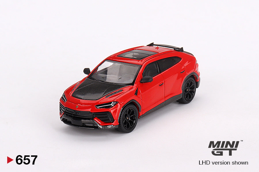 Mô hình xe Mini GT 1:64 Lamborghini Urus Performante Rosso Mars - MGT00657