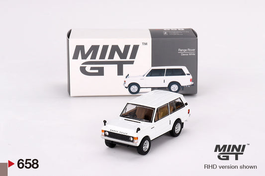 Mô hình xe Mini GT 1:64 Range Rover Davos White - MGT00658