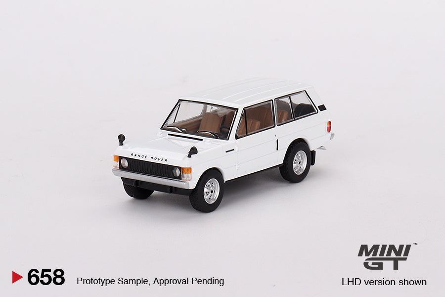 Mô hình xe Mini GT 1:64 Range Rover Davos White - MGT00658