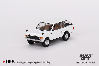 Mô hình xe Mini GT 1:64 Range Rover Davos White - MGT00658