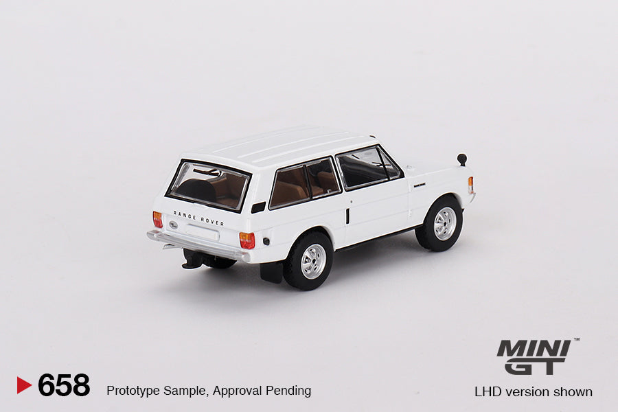 Mô hình xe Mini GT 1:64 Range Rover Davos White - MGT00658