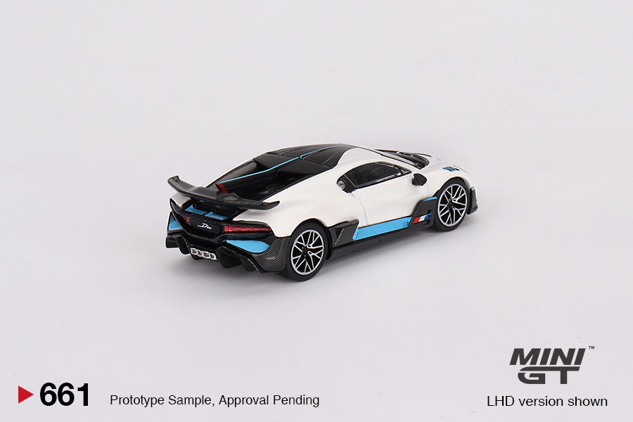Mô hình xe Mini GT 1:64 Bugatti Divo White - MGT00661