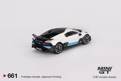 Mô hình xe Mini GT 1:64 Bugatti Divo White - MGT00661