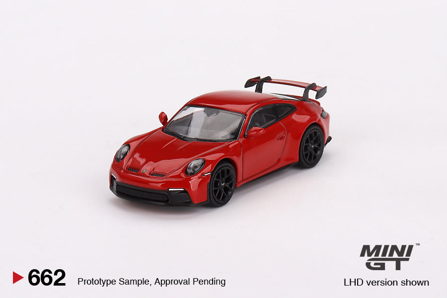 Mô hình xe Mini GT 1:64 Porsche 911 (992) GT3 Guards Red - MGT00662