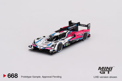 Mô hình xe Mini GT 1:64 Acura ARX-06 GTP #60 2023 IMSA Daytona 24 Hrs Winner - MGT00668