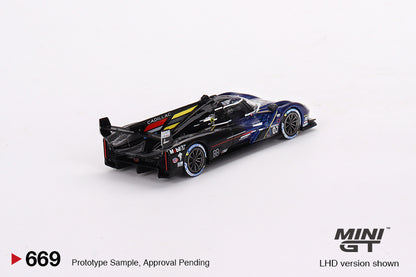 Mô hình xe Mini GT 1:64 Cadillac V-Series.R #02 2023 IMSA Daytona 24 Hrs - MGT00669