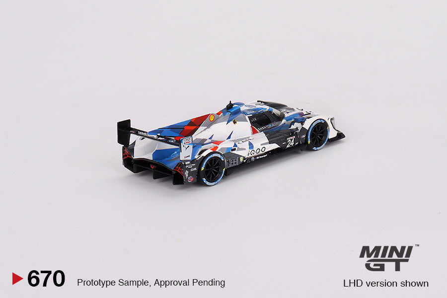 Mô hình xe Mini GT 1:64 BMW M Hybrid V8 GTP #24 2023 IMSA Daytona 24 Hrs - MGT00670