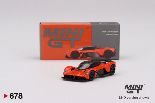 Mô hình xe Mini GT 1:64 Aston Martin Valkyrie Maximum Orange - MGT00678