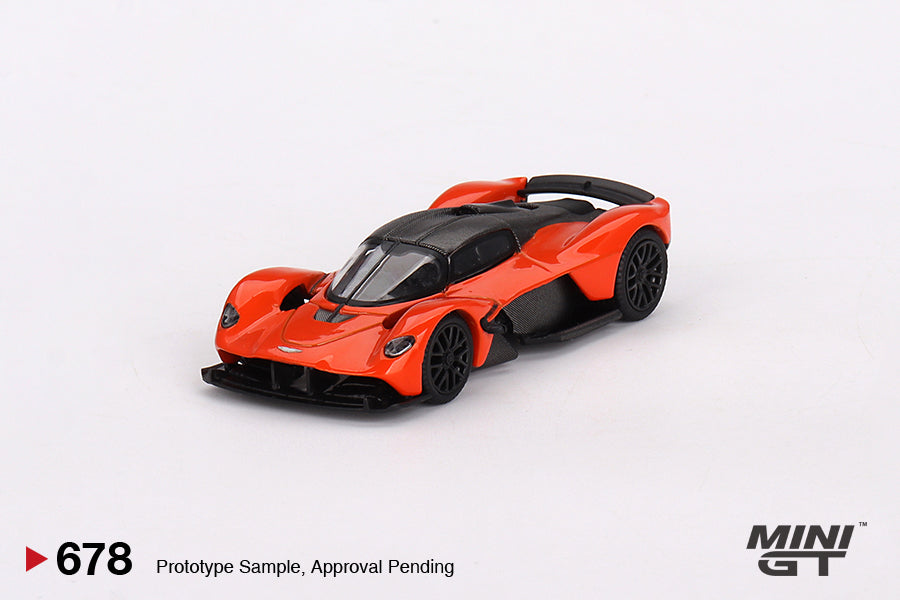 Mô hình xe Mini GT 1:64 Aston Martin Valkyrie Maximum Orange - MGT00678