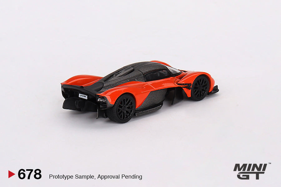 Mô hình xe Mini GT 1:64 Aston Martin Valkyrie Maximum Orange - MGT00678