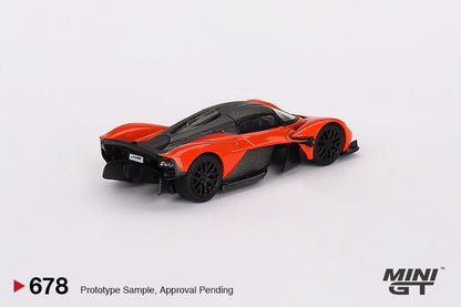 Mô hình xe Mini GT 1:64 Aston Martin Valkyrie Maximum Orange - MGT00678