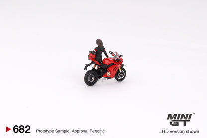 Mô hình xe Mini GT 1:64 Ducati Panigale V4 S w/ Ducati Girl - MGT00682