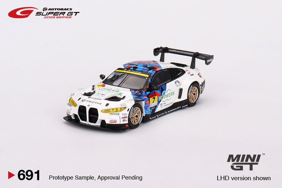 Mô hình xe Mini GT 1:64 BMW M4 GT3 #7 Studie BMW M4 BMW M Team Studie x CRS 2023 SUPER GT SERIES - MGT00691