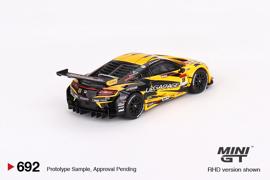 Mô hình xe Mini GT 1:64 Honda NSX GT3 EVO22 #18 UPGARAGE NSX GT3 TEAM UPGARAGE 2023 SUPER GT SERIES - MGT00692
