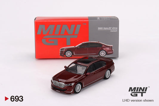 Mô hình xe Mini GT 1:64 BMW Alpina B7 xDrive Aventurin - MGT00693