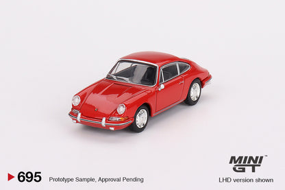 Mô hình xe Mini GT 1:64 Porsche 901 1963 Signal Red - MGT00695