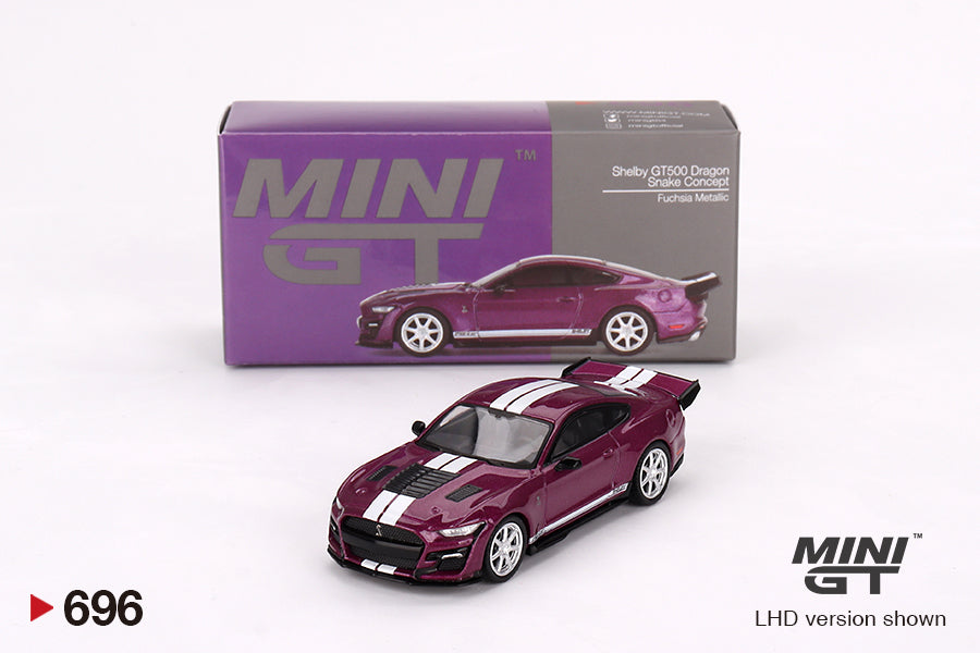 Mô hình xe Mini GT 1:64 Shelby GT500 Dragon Snake Concept Fuchsia Metallic - MGT00696