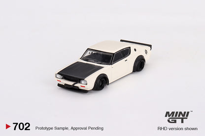 Mô hình xe Mini GT 1:64 Nissan Skyline Kenmeri Liberty Walk White - MGT00702