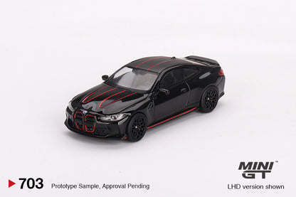 Mô hình xe Mini GT 1:64 BMW M4 CSL Black Sapphire - MGT00703