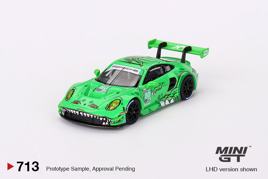 Mô hình xe Mini GT 1:64 Porsche 911 GT3 R #80 GTD AO Racing 2023 IMSA Sebring 12 Hrs - MGT00713