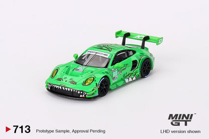 Mô hình xe Mini GT 1:64 Porsche 911 GT3 R #80 GTD AO Racing 2023 IMSA Sebring 12 Hrs - MGT00713