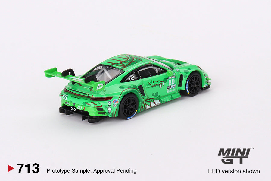 Mô hình xe Mini GT 1:64 Porsche 911 GT3 R #80 GTD AO Racing 2023 IMSA Sebring 12 Hrs - MGT00713