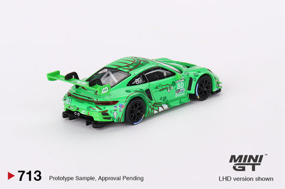 Mô hình xe Mini GT 1:64 Porsche 911 GT3 R #80 GTD AO Racing 2023 IMSA Sebring 12 Hrs - MGT00713