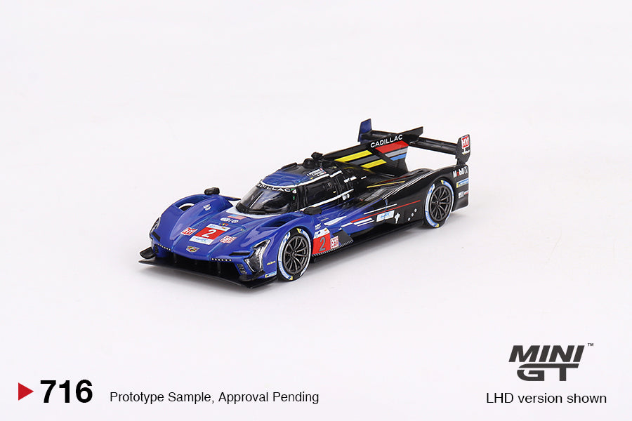 Mô hình xe Mini GT 1:64 Cadillac V-Series.R #2 Cadillac Racing 2023 Le Mans 24 Hrs 3rd Place - MGT00716