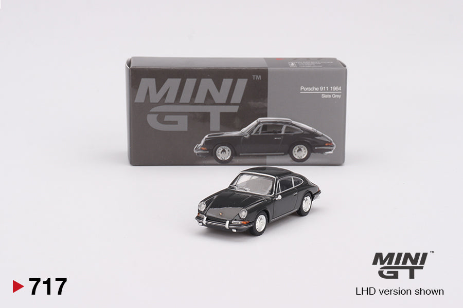 Mô hình xe Mini GT 1:64 Porsche 911 1964 Slate Grey - MGT00717
