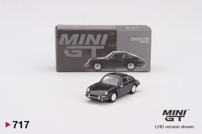Mô hình xe Mini GT 1:64 Porsche 911 1964 Slate Grey - MGT00717