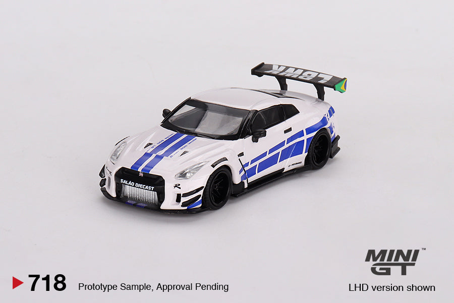 Mô hình xe Mini GT 1:64 Nissan GT-R (R35) LB★WORKS Type 2, Rear Wing ver 3 - MGT00718