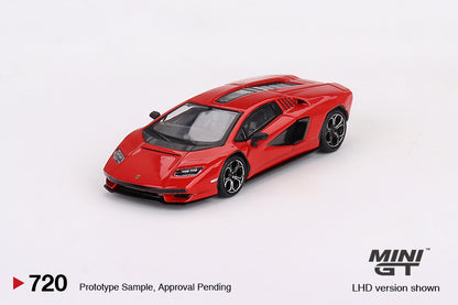 Mô hình xe Mini GT 1:64 Lamborghini Countach LPI 800-4 Rosso Mars - MGT00720