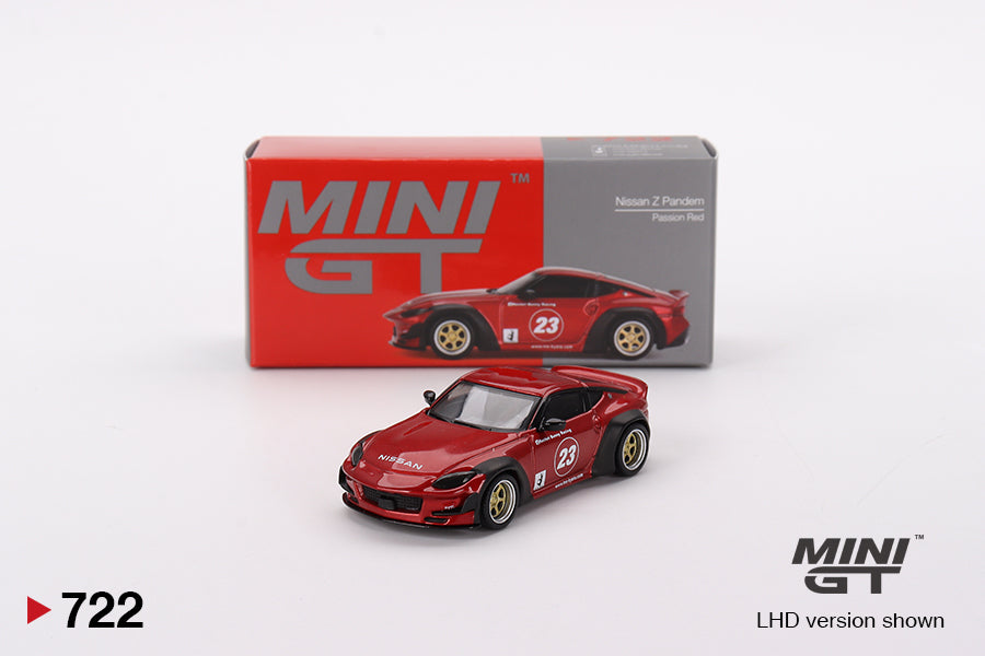 Mô hình xe Mini GT 1:64 Nissan Z Pandem Passion Red - MGT00722