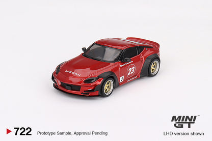 Mô hình xe Mini GT 1:64 Nissan Z Pandem Passion Red - MGT00722