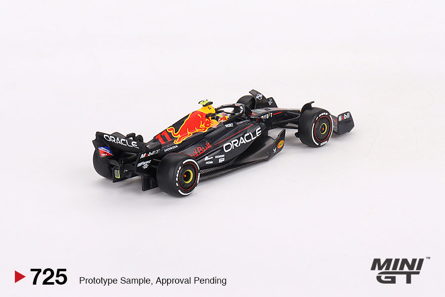 Mô hình xe Mini GT 1:64 Oracle Red Bull Racing RB19 #11 Sergio Pérez 2023 F1 2023 Saudi Arabian GP Winner - MGT00725