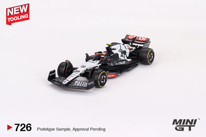 Mô hình xe Mini GT 1:64 AlphaTauri AT04 #22 Yuki Tsunoda 2023 F1 2023 Australian GP - MGT00726