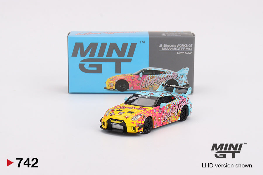 Mô hình xe Mini GT 1:64 LB-Silhouette WORKS GT NISSAN 35GT-RR Ver.1 LBWK KUMA - MGT00742