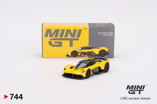 Mô hình xe Mini GT 1:64 Aston Martin Valkyrie Sunburst Yellow - MGT00744
