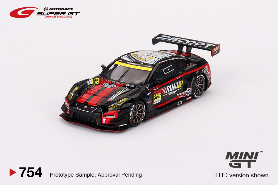 Mô hình xe Mini GT 1:64 Nissan GT-R NISMO GT3 #360 RUNUP RIVAUX GT-R TOMEI SPORTS 2023 SUPER GT SERIES - MGT00754