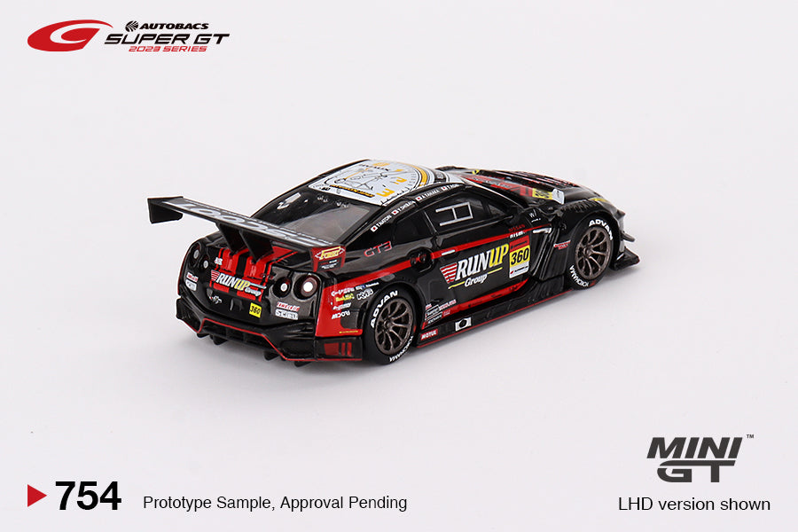 Mô hình xe Mini GT 1:64 Nissan GT-R NISMO GT3 #360 RUNUP RIVAUX GT-R TOMEI SPORTS 2023 SUPER GT SERIES - MGT00754